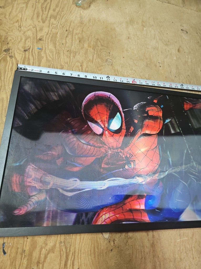 Holographic Spiderman Print