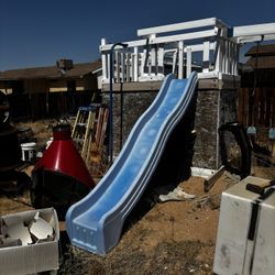 Free Alumawood Swing set With Slide