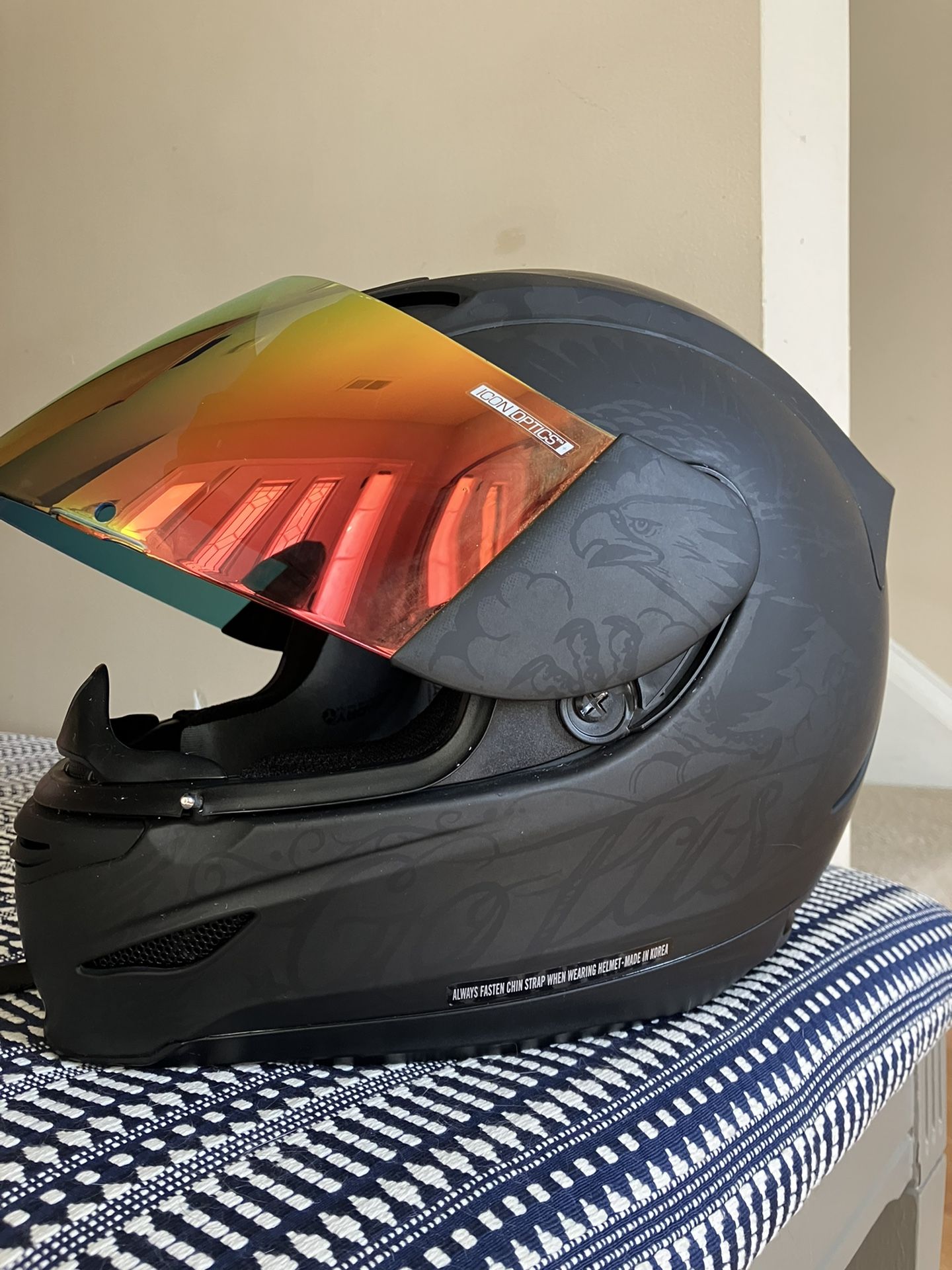 Icon Motorcycle Helmet Medium