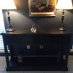 Side Table Matches Entertainment Center