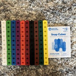 Math Manipulatives Learning Resources Snap Cubes - 100 Pieces. 