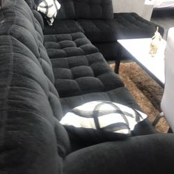 Black Sectional 