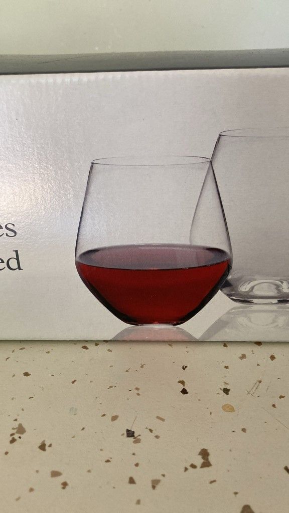 Brand new. Never used wine glasses. Shot glasses