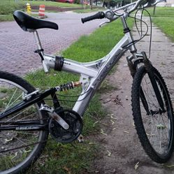 Vertical Aluminum Frame Dual Suspension Mountain Bike