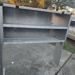 Aluminum Van Shelving  60 Inches High  59 Inches Long 17 Inches Deep 