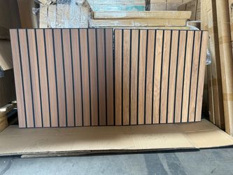 23.6x23.6 Wall panel decor new 4-pack, Dark walnut or light oak colors