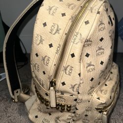 MCM backpack STARK SIDE STUDS BACKPACK IN VISETOS