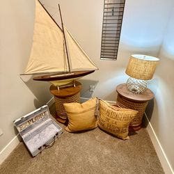 Nautical Decor Bundle….. Meticulously cared for designer items, priced to sell as a package deal!!!