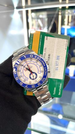 Rolex Yachtmaster II 2016 116680 Fully Stainless Steel Watch on Oyster Bracelet