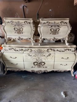 Vintage Bedroom Set 7 Pc Set