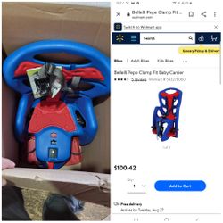 Bellelli Bicycle Baby Carrier in Stem, Seatpost or Rack