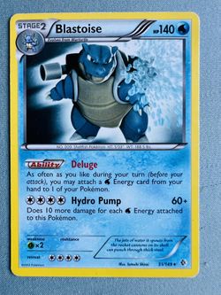 Blastoise - (BW Boundaries Crossed) 031/149 Deck Exclusives Regular LP+