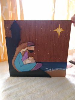 12x12 wood wall decor painting