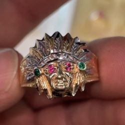 14 Kt Gold Men Ring