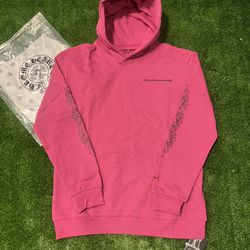 Pink Chrome Hearts Hoodie