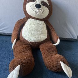 Giant 35” Plush Sloth - Super Soft & Cuddly!