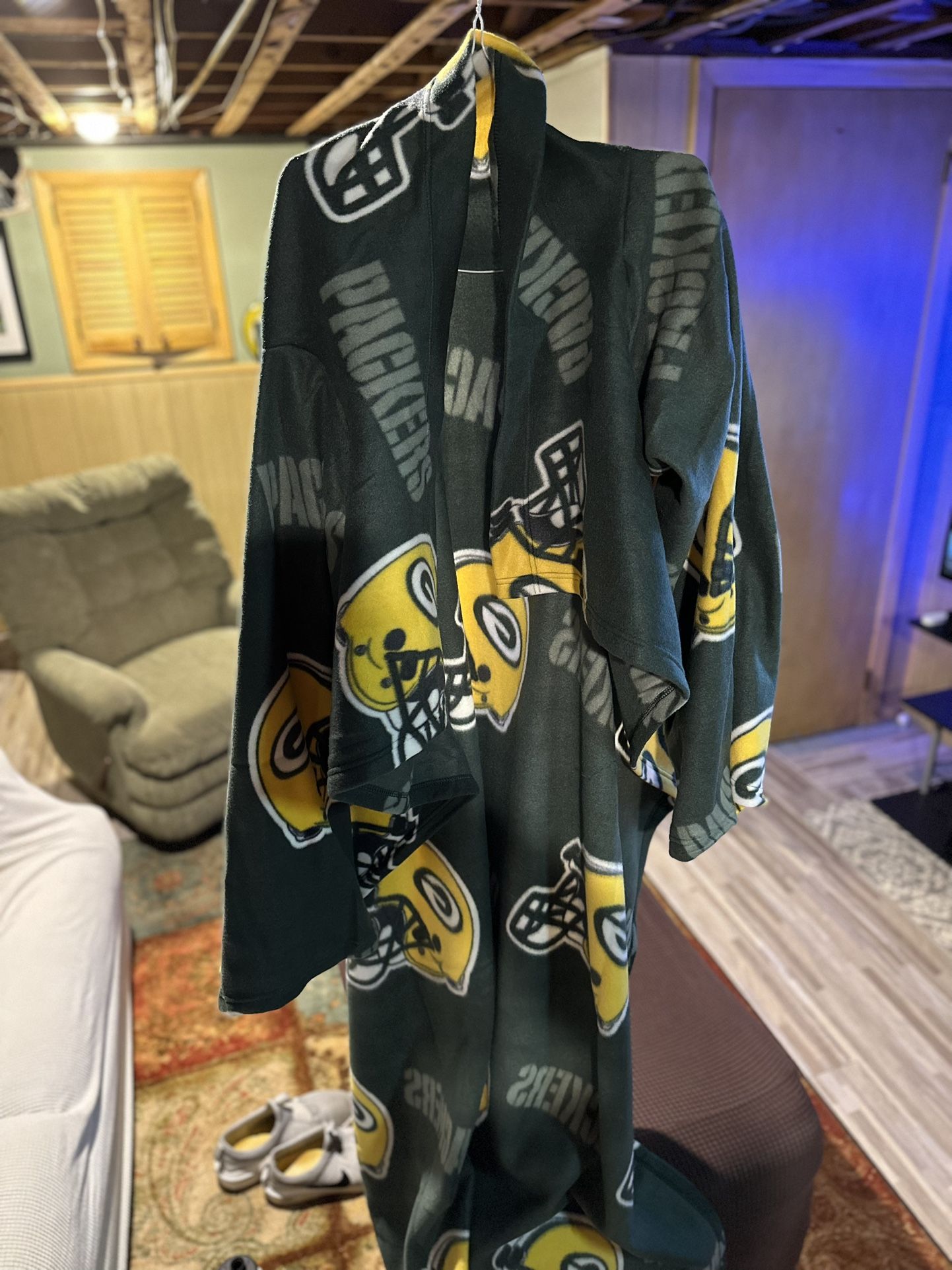 Green Bay Packers Robe Blanket - Brand new