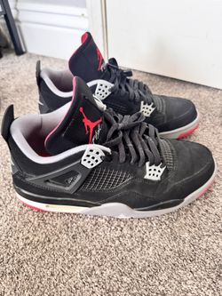 Jordan 4 (Black cat, Fire red, White cement, Bred) Size 11
