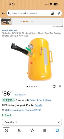 Air Tire Bead Seater Blaster Tool