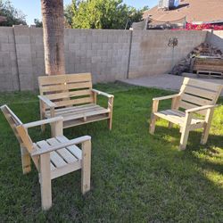 Juego De Patio Rústico