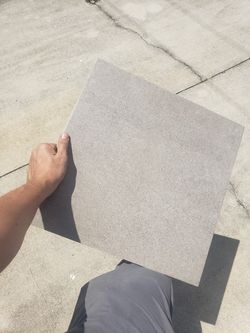 75 square feet of tile with mortar