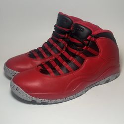 Air Jordan 10 Retro Red Size 11.5 Preowned Excellent Condition