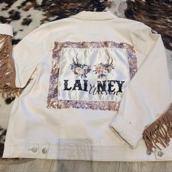 Lainey Wilson Custom Jean Jackets, Jean Vests  & Flannels