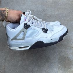Size 12 - Jordan 4 Retro OG White Cement 