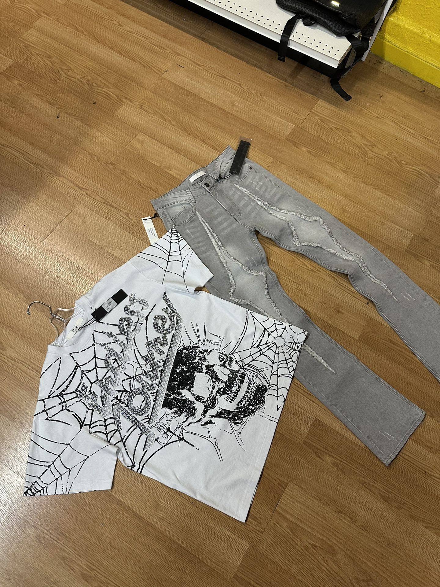 New Stacked Jeans New Shirt