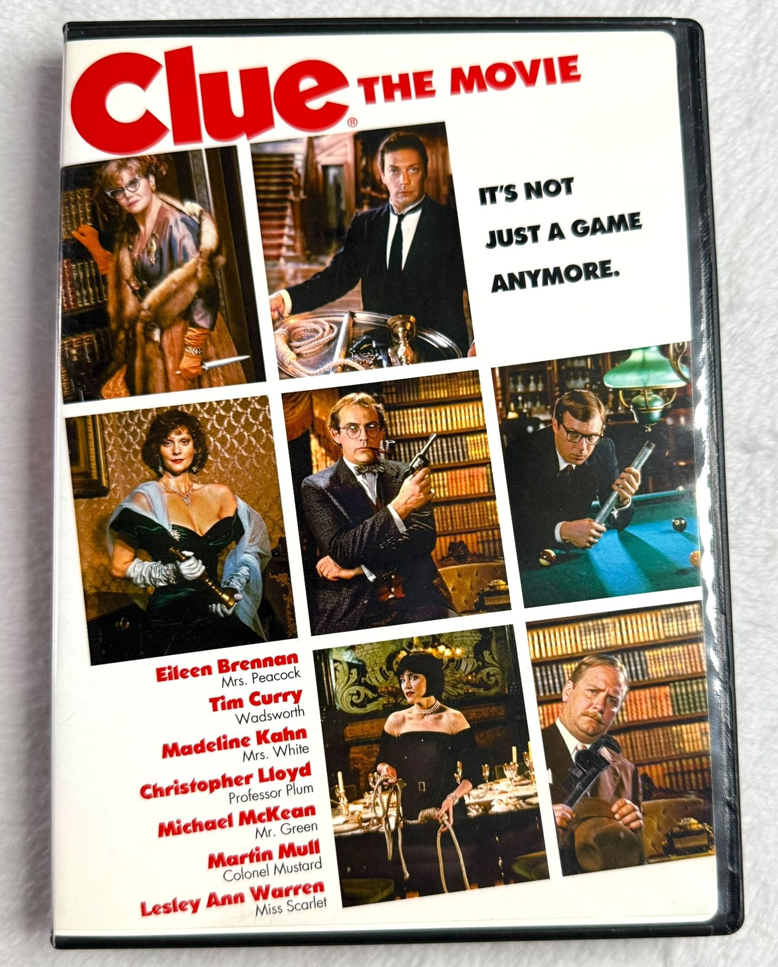 Clue The Movie DVD (1985) Widescreen Tim Curry, Madeline Kahn, Christopher Lloyd