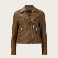 Allsaints ladies leather jacket and purse