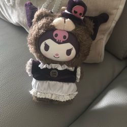 Kuromi Miniso Bear Keychain 