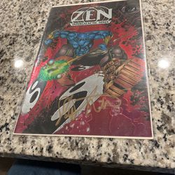 Zen Intergalactic Ninja Comic Book, Signed