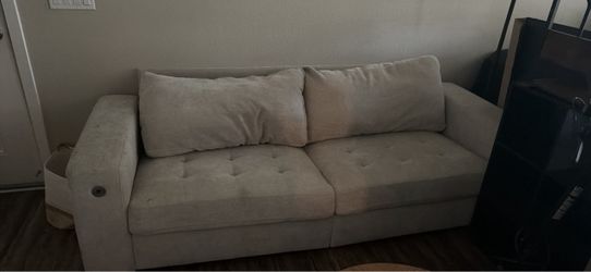 Beige couch
