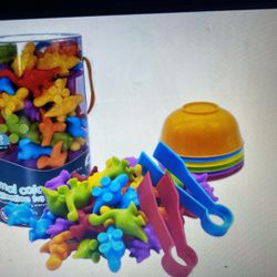 ABCaptain Counting Dinausayrs Toy Matching, Sorting Game