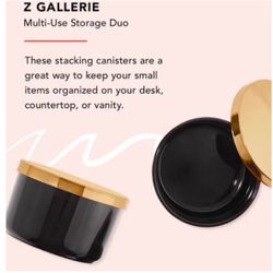 Z Gallerie Multi Use Storage Duo Canisters