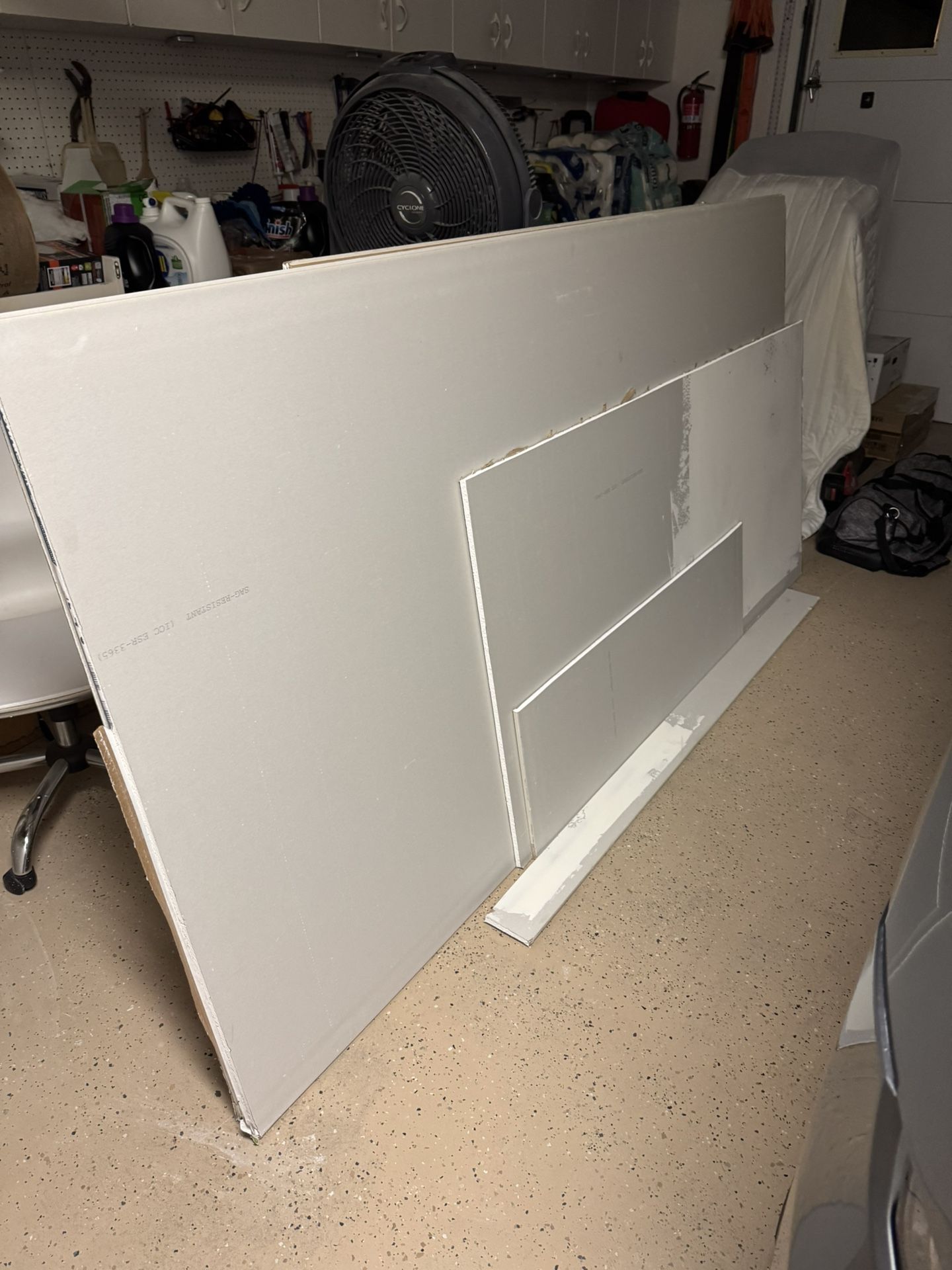 Drywall And Insulation Leftovers
