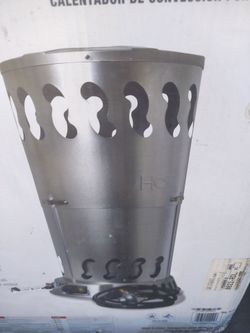 calentador de convección portátil a propano (en inglés, Portable Propane Convection Heater).