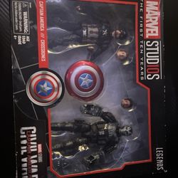 Marvel Legends Captain America And Crossbones Civil War Two Pack