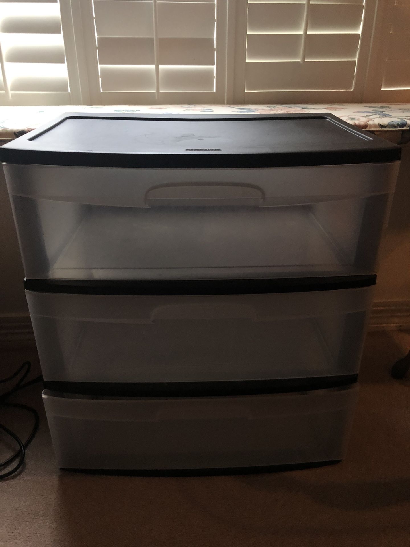 3 drawer plastic organizer