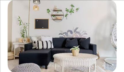Sofa with chaise