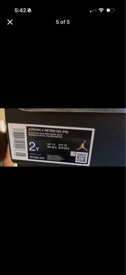 Jordan Boys 4 OG