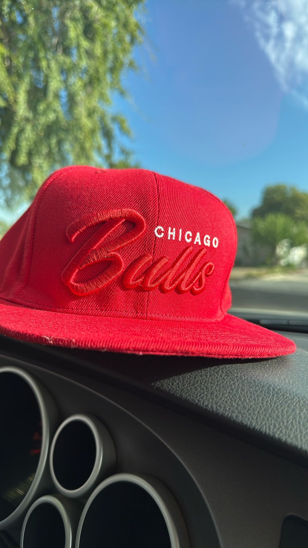 Chicago Bulls snapback, red hat