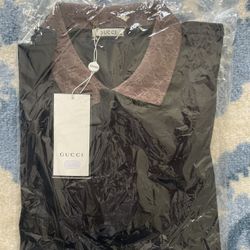 New Gucci XL Man Black T-shirt