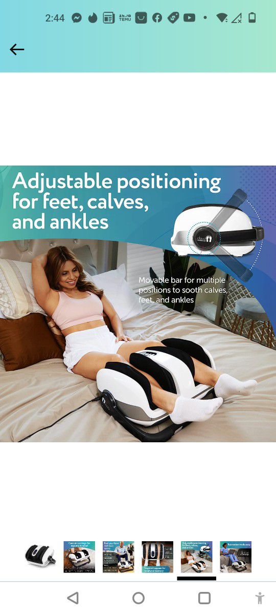 Massager Foot Stimulator (FSA or HSA Eligible) Electric with Heat Foot for  Sale in Phoenix, AZ - OfferUp