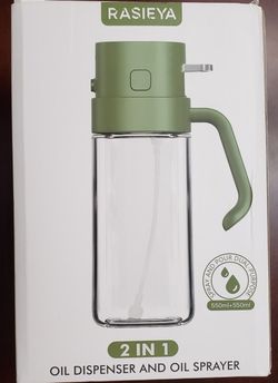 Bottle, Mist Olive Oil Dispenser, Kitchen Cooking Olive Oil Sprayer, Transparent Glass,

