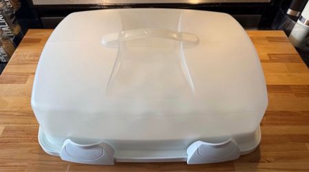 Wilton Ultimate 3-in-1 Cupcake Muffin Cake Caddy White Holder Hard Plastic