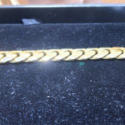 Gold BRACELET Cuban Style