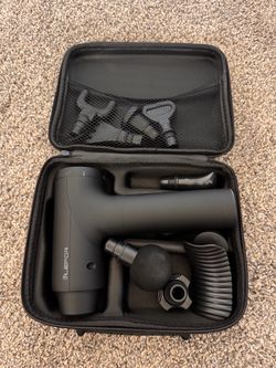 Elefor Percussion Massage Gun with Case and Attachments
