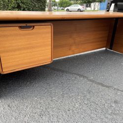 Mcm Teak Danish Style Credenza Sideboard 